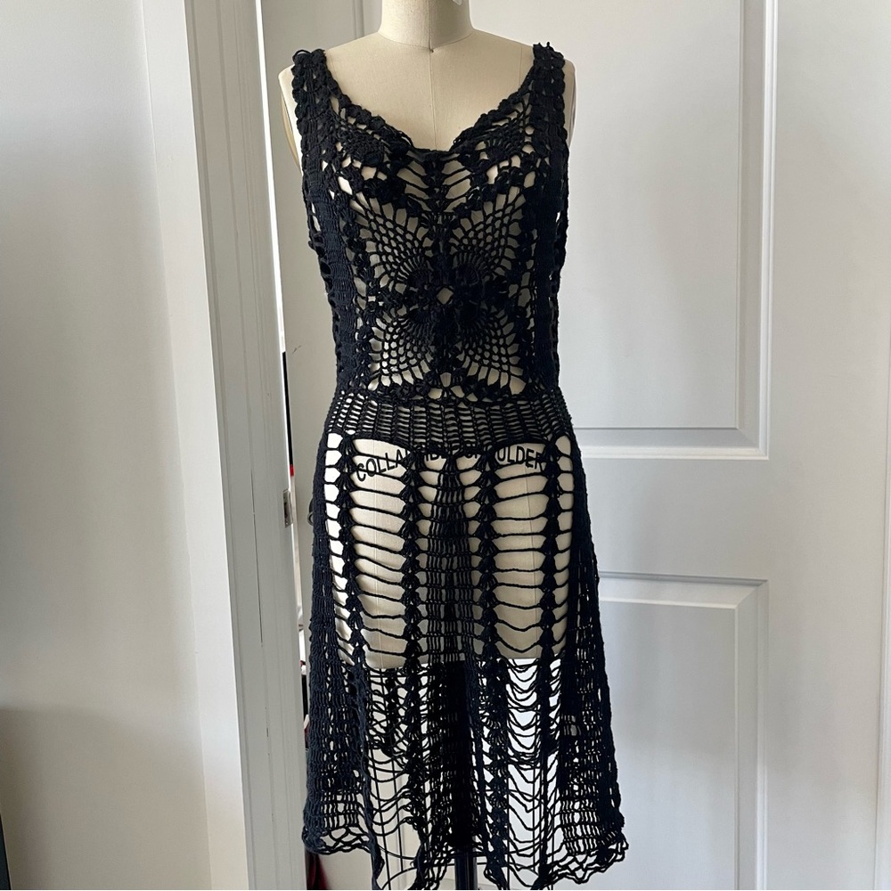 Free People Macrame Dress